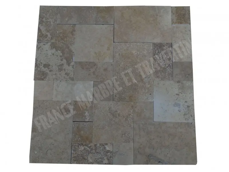 Travertin Walnut Noisette Mini Opus Romain 