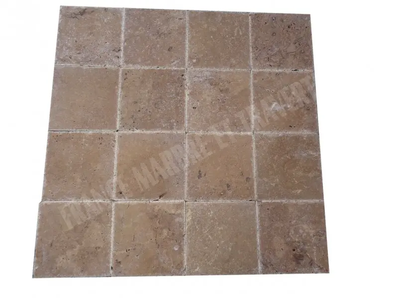 Travertin Noce 20x20 cm 