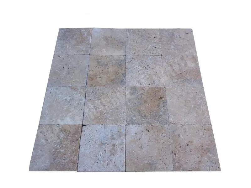Travertin Rustique Gold 20x20 cm 
