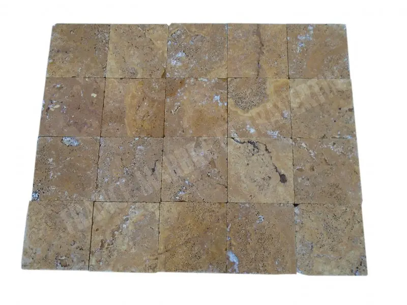 Travertin Jaune 20x20 cm 