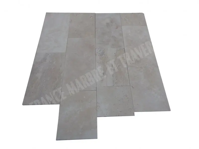 Travertin Beige Clair Bande Libre 