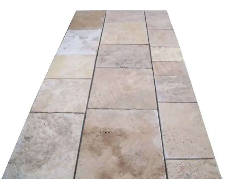 Travertin Beige Nuance Bande Libre 3 Largeur 