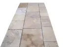 Travertin Beige Nuance Bande Libre 3 Largeur 