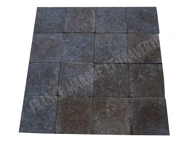 Travertin Noce 20x20 cm 