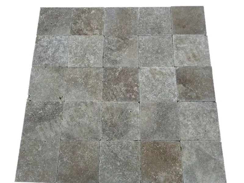 Travertin Walnut Noisette 20x20 cm 