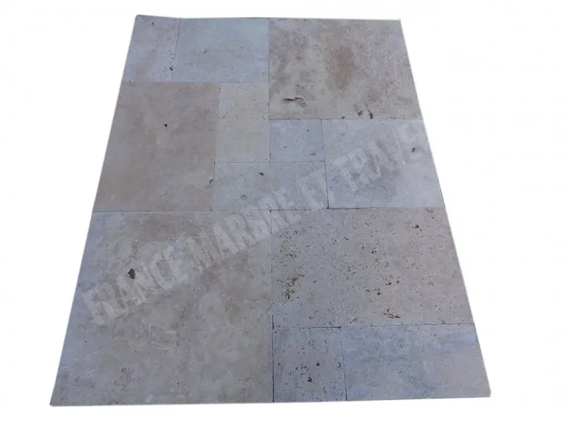 [2614] Travertin Beige Nuance Opus Romain 5 Format  (Commercial)