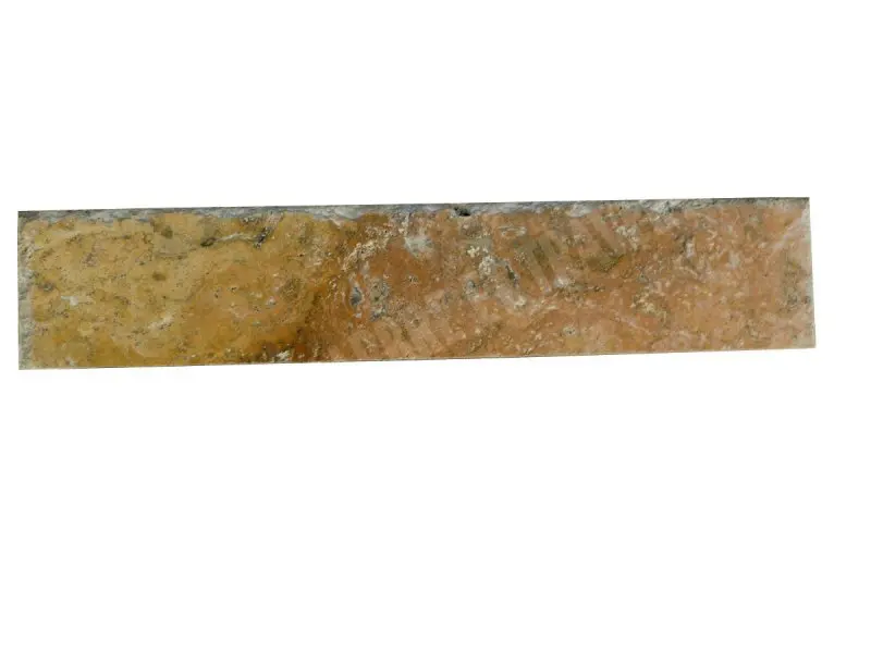 Travertin Jaune Plinthe 40,6x7,5 cm 