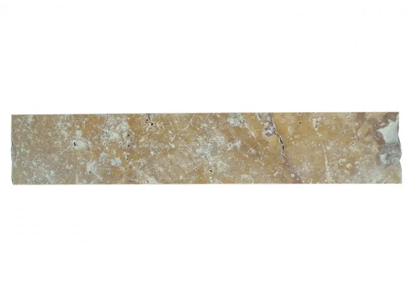 Travertin Jaune Plinthe 40,6x7,5 cm 
