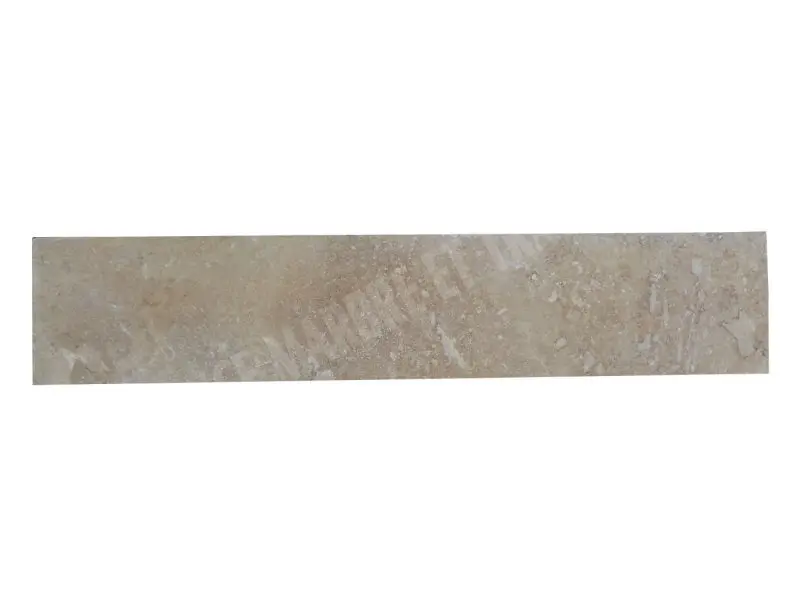 [694] Travertin Beige Clair Plinthe 40,6x7,5 cm 