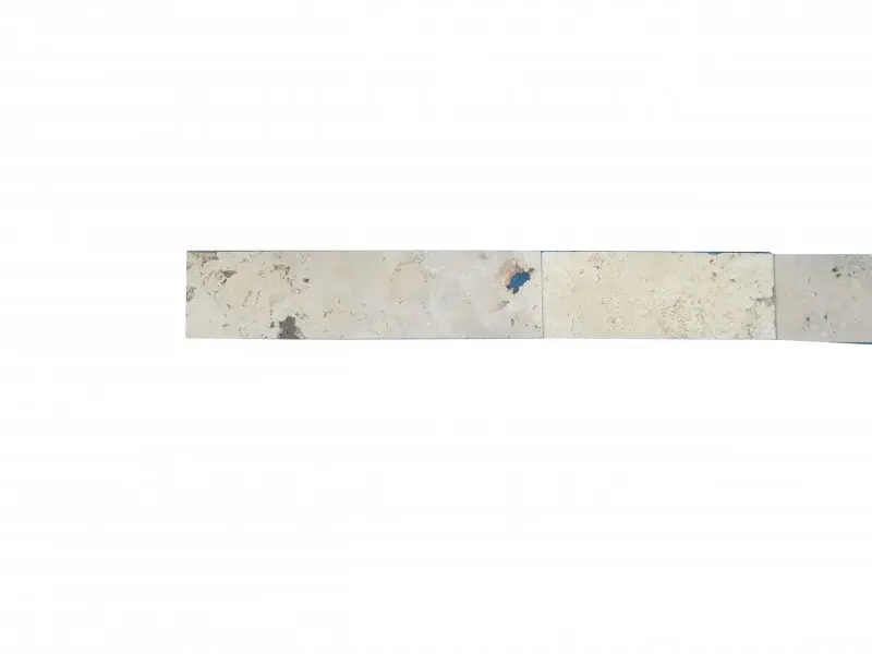 Travertin Beige Plinthe 7,5 cm X Bande Libre 