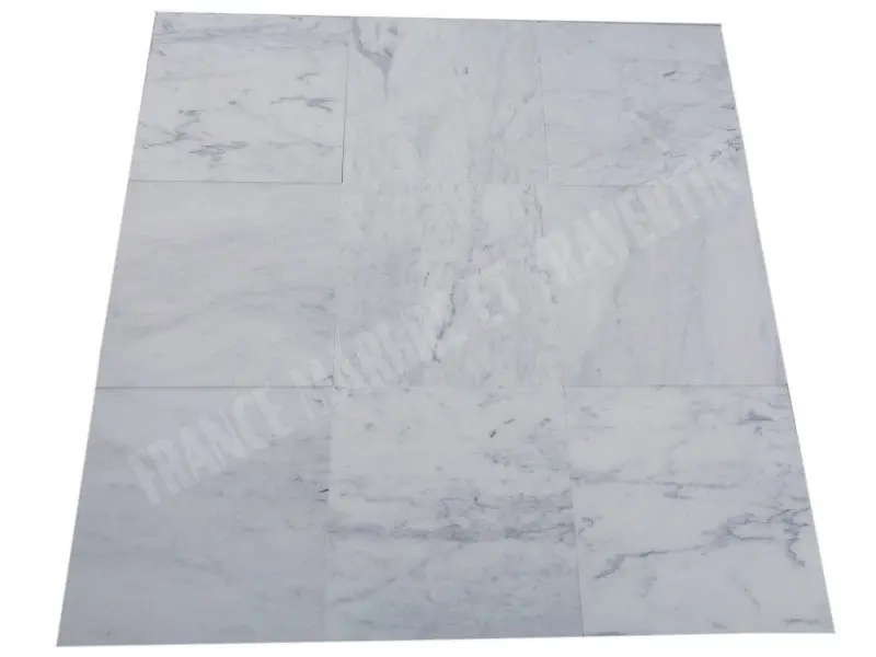 [2562] Marbre Blanc 40x40x1,2 cm Poli