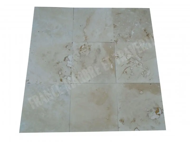 Travertin Beige Clair 40x40 cm 