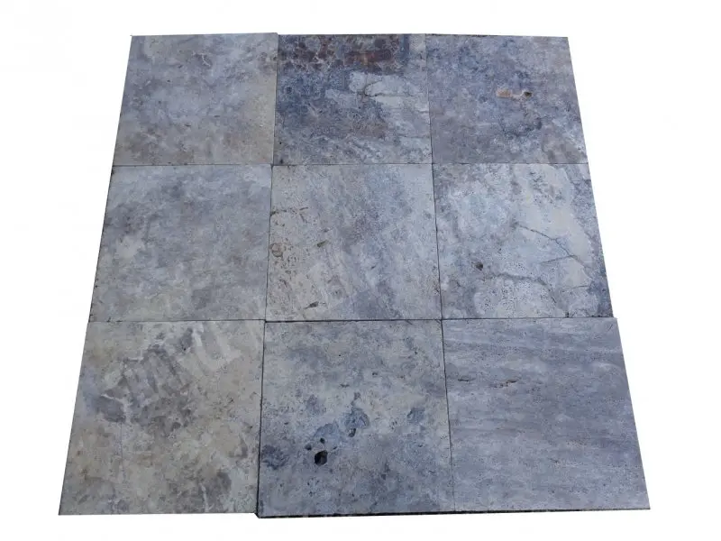 Travertin Silver 40x40 cm 