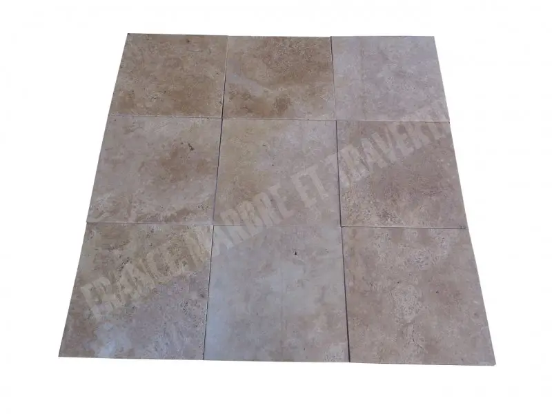 Travertin Walnut Noisette 45x45 cm 