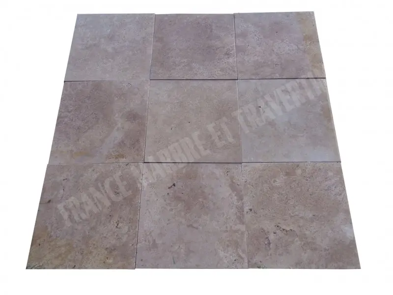 Travertin Walnut Noisette 50x50 cm 