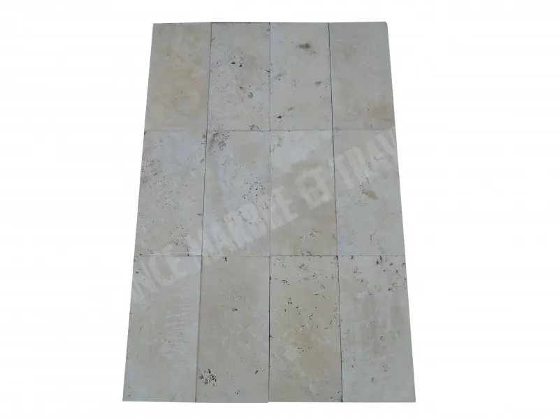 Travertin Beige Clair 20x40 cm 