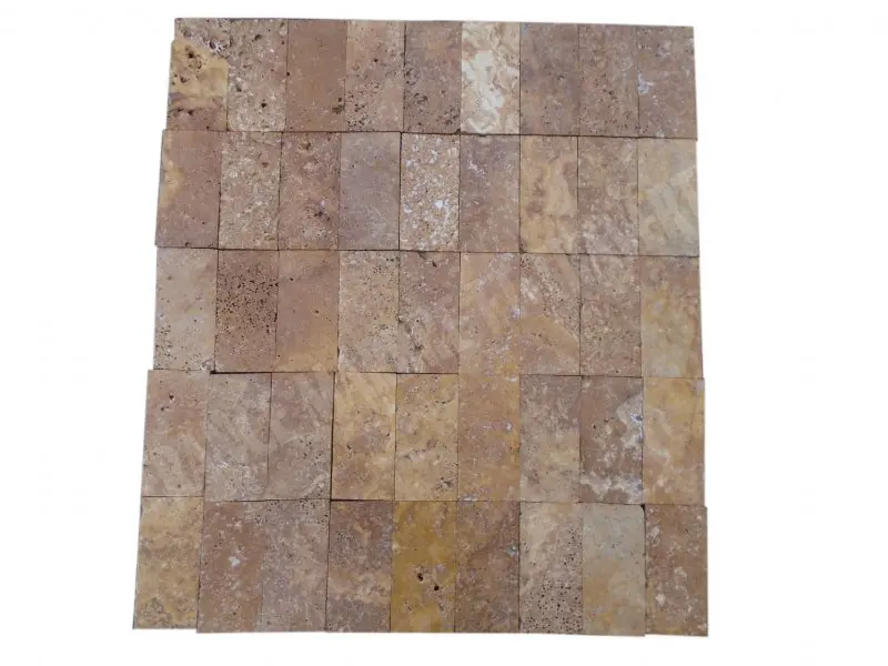 Travertin Jaune 7,5x15 cm 