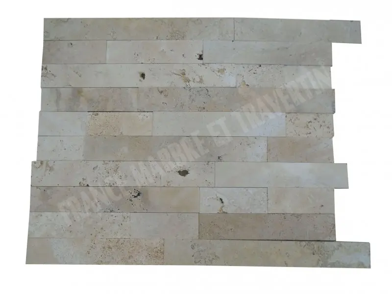 Travertin Beige Nuance 7,5 cm x Bande Libre 