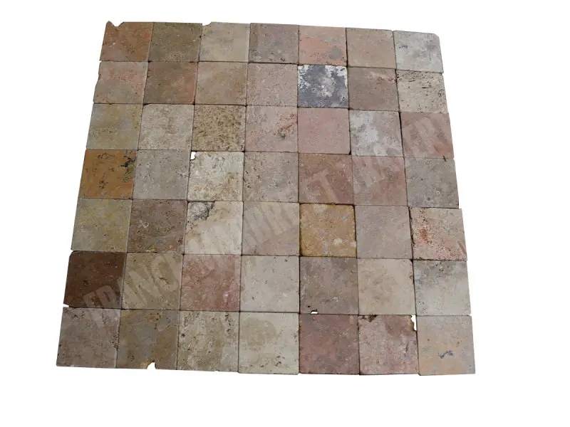 Travertin Multicolore 10x10 cm 