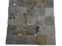 Travertin Mixte Carbien 10x10 cm 