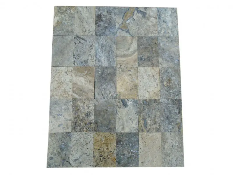 Travertin Silver 10x15 cm 