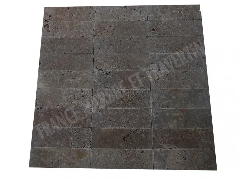 Travertin Noce 10x30 cm 
