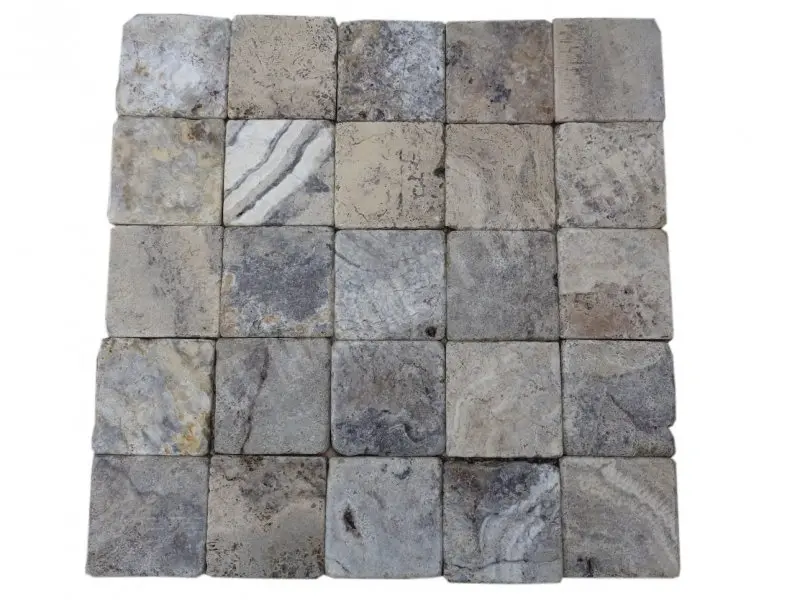 Travertin Silver 15x15 cm 