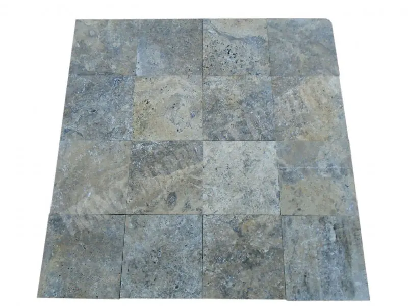 Travertin Silver 20x20 cm 