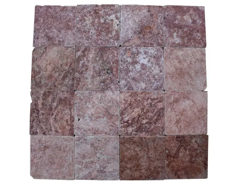 Travertin Rose 20x20 cm 
