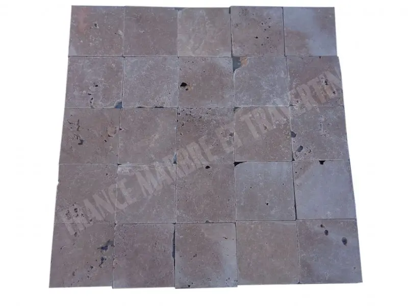 Travertin Noce 20x20 cm 