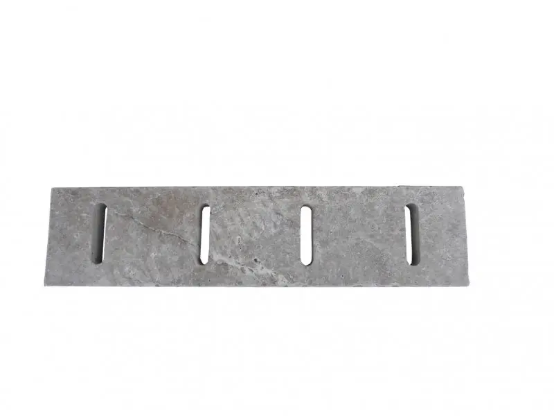 Travertin Beige Grille Rainure 12,5x50 cm  
