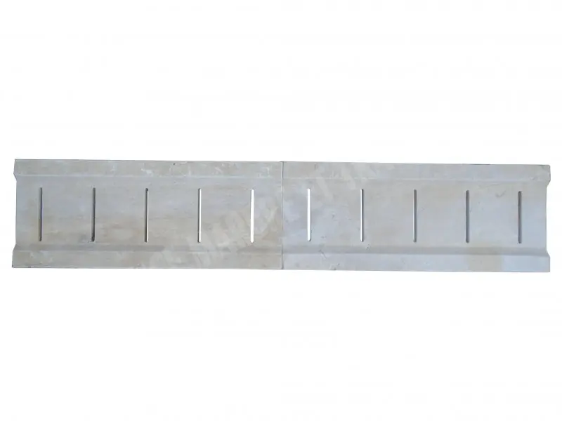 Travertin Beige Grille Canal Rainure Caniveau 20x50 cm 