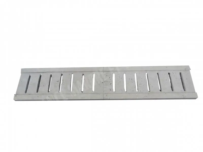 Travertin Beige Grille Canal Rainure 20x50 cm 