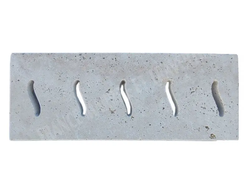 Travertin Beige Grille Serpent 19x50 cm 