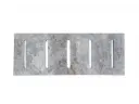 Travertin Silver Grille Rainure 19x50 cm 