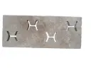 Travertin Beige Grille H 25x61cm 