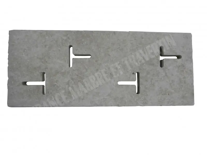 Travertin Beige Grille Grande T 25x61cm 