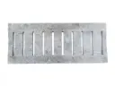 Travertin Silver Grille Caniveau Incurvè Rainure 25x61 cm 