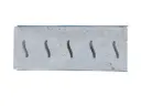 Travertin Beige Grille Serpent +  Plastique Caniveau   