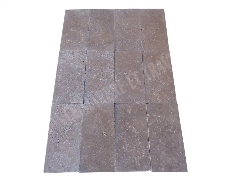 Travertin Noce Marron 20x40 cm 