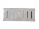 Travertin Beige Grille Canal Rainure +  Plastique Caniveau   