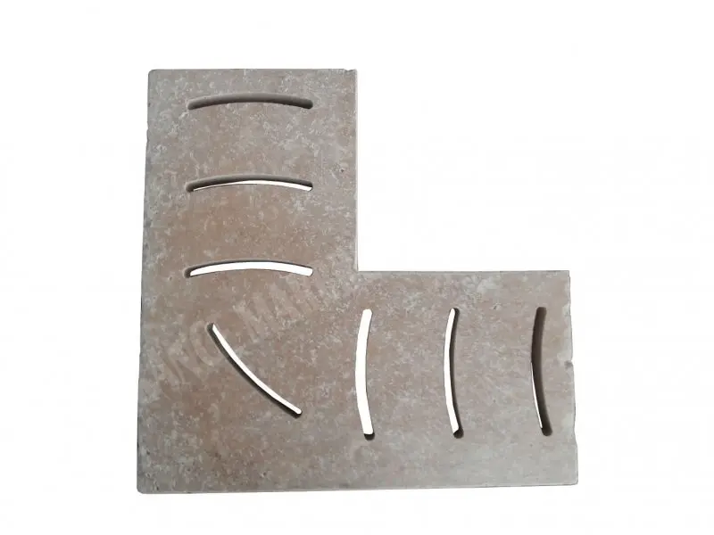 Travertin Beige Grille Angle C 50x50 cm 