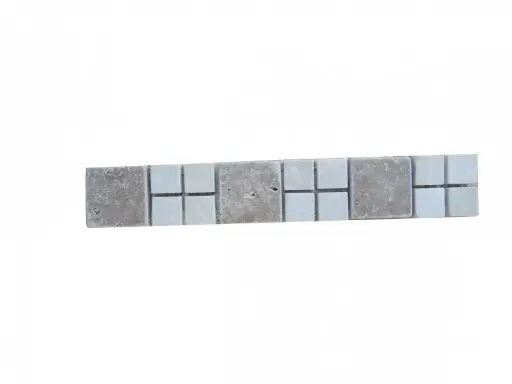 [2716] Travertin Noce & Beige Frise 30,5x5 cm 