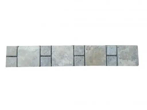 [2169] Travertin Silver Frise 30,5x5 cm 