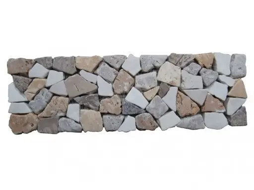 [1036] Travertin Multicolore Paladian Frise 30x10 cm 