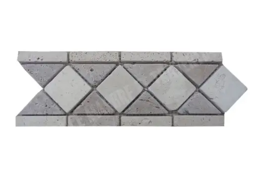 [577] Travertin Beige & Noce Frise KF-16 Model - 3 