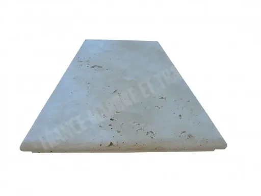 Travertin Beige Clair Couvertine Sortant 30x60 cm