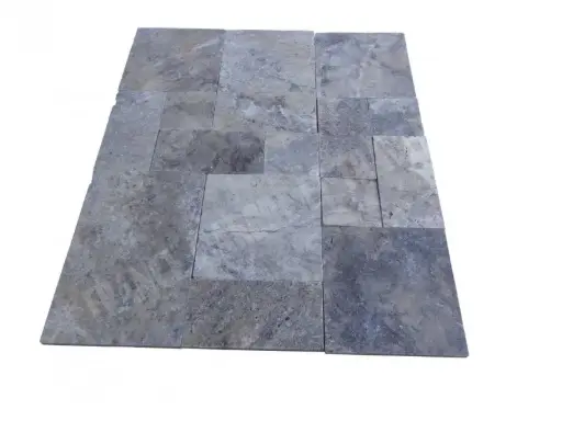 Travertin Silver Opus Romain 