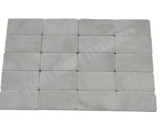 [1486] Marbre Blanc 7,5x15 cm 