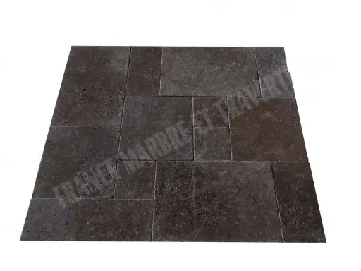 [1507] Travertin Noce Opus Romain 